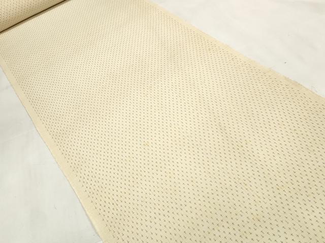 平和屋着物＊夏物　上布　反物　着尺　十字絣　麻　逸品　未使用　DABA7048zzz