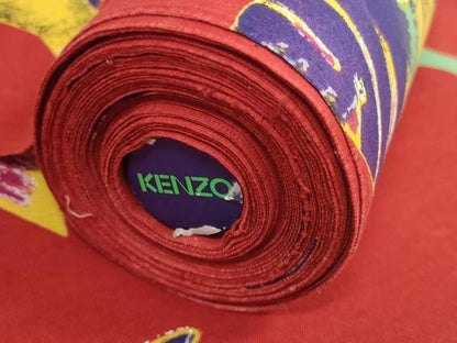 平和屋着物∴夏物 浴衣 反物 着尺 KENZO 高田賢三 魚 綿 逸品 未使用 DABA7081zzz