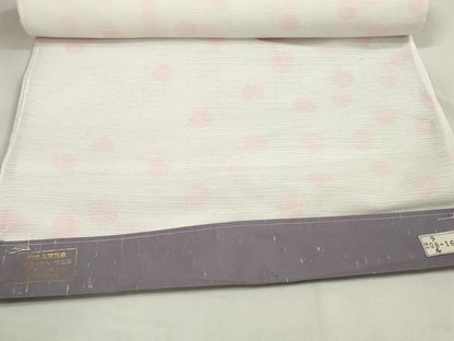 平和屋着物＊夏物　長襦袢　反物　着尺　変則絽　鈴　東レシルック　洗える着物　未使用　DABA7095zzz