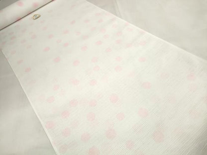 平和屋着物＊夏物　長襦袢　反物　着尺　変則絽　鈴　東レシルック　洗える着物　未使用　DABA7095zzz