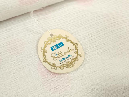 平和屋着物＊夏物　長襦袢　反物　着尺　変則絽　鈴　東レシルック　洗える着物　未使用　DABA7095zzz