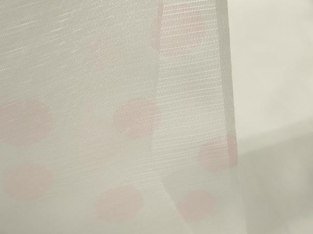 平和屋着物＊夏物　長襦袢　反物　着尺　変則絽　鈴　東レシルック　洗える着物　未使用　DABA7095zzz