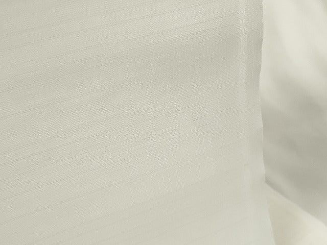 平和屋着物＊夏物 長襦袢 反物 着尺 絽ちぢみ 生成り色 セオ・アルファ 洗える着物 未使用 DABA7096zzz