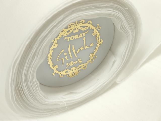 平和屋着物＊夏物　長襦袢　反物　着尺　絽ちぢみ　生成り色　セオ・アルファ　洗える着物　未使用　DABA7096zzz 平和屋着物＊夏物 長襦袢 反物 着尺 絽ちぢみ 生成り色 セオ・アルファ