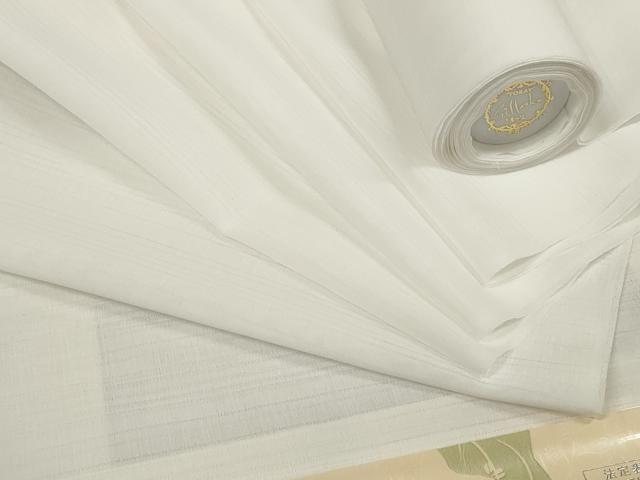 平和屋着物＊夏物　長襦袢　反物　着尺　絽ちぢみ　生成り色　セオ・アルファ　洗える着物　未使用　DABA7096zzz 平和屋着物＊夏物 長襦袢 反物 着尺 絽ちぢみ 生成り色 セオ・アルファ