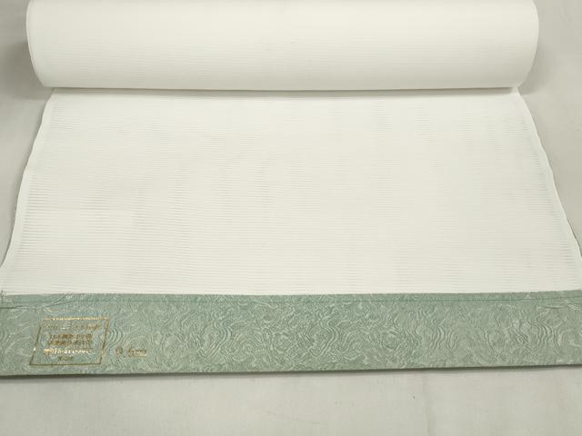 平和屋着物＊夏物 長襦袢 反物 着尺 絽 生成り色 セオ・アルファ 洗える着物 未使用 DABA7097zzz