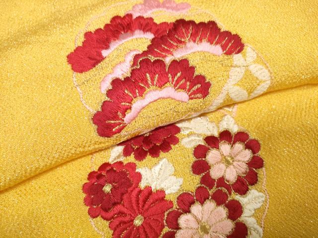 平和屋本店●和装小物　帯締め・帯揚げセット　振袖用　小田巻　あわじ玉　柄絞り　ペイズリー柄　金銀糸　逸品　未使用　AABF4185ay 平和屋本店○和装小物 帯締め・帯揚げセット 高麗組 霞文 金糸 暈し