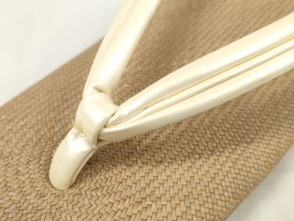 平和屋着物＊夏物 和装小物 パナマ草履 履物 きくこのみ 逸品 未使用 DABA7161zzz