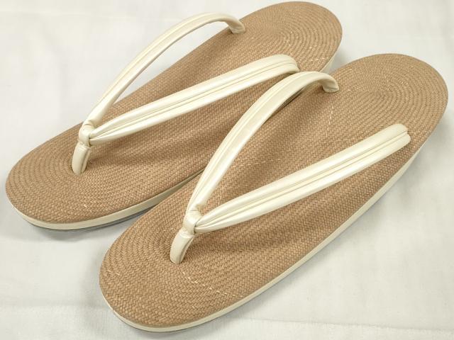 平和屋着物＊夏物 和装小物 パナマ草履 履物 きくこのみ 逸品 未使用 DABA7162zzz