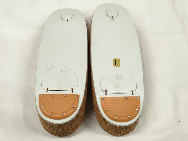 平和屋着物●和装小物　和装草履　履物　しなふ　出羽の織座　箱付き　逸品　未使用　DABA7165zzz 平和屋着物○和装小物 和装草履 履物 しなふ 出羽の織座