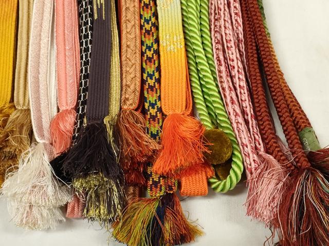 平和屋着物○和装小物 帯締め20本セット 高麗組 亀甲組 金糸 逸品