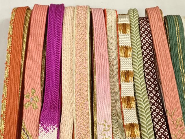 平和屋着物○和装小物 帯締め20本セット 高麗組 観世組 唐組