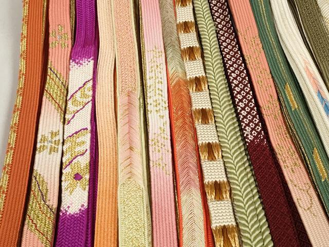 平和屋着物○和装小物 帯締め20本セット 高麗組 観世組 唐組