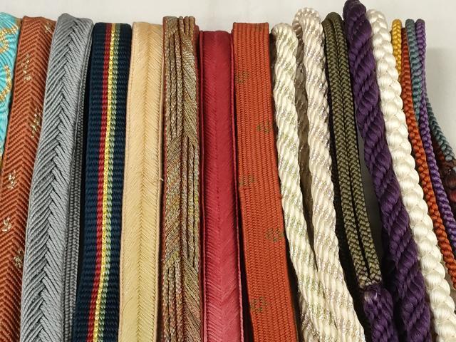 平和屋着物○和装小物 帯締め20本セット 手組紐 高麗組 笹浪
