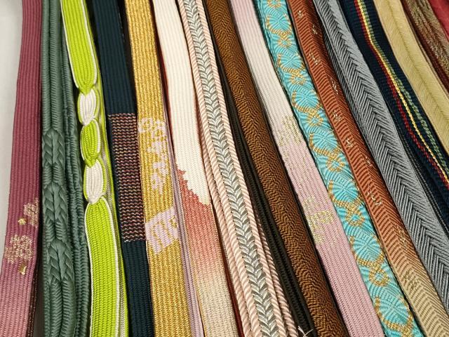 平和屋着物○和装小物 帯締め20本セット 手組紐 高麗組 笹浪