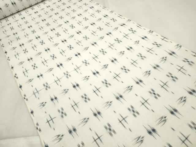 平和屋着物＊夏物 小紋 反物 着尺 絣絵 トゥイグワー 高島屋扱い 未使用 DABA7223zzz