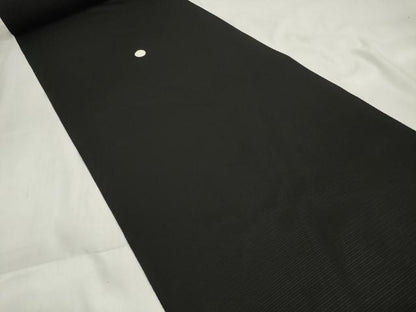 平和屋着物＊夏物 黒紋付 黒反物 黒生地 着尺 絽 五泉 泥染 甲州黒 逸品 未使用 DABA7247zzz