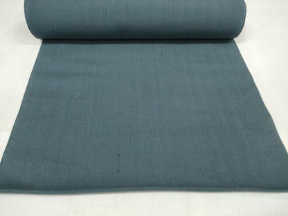 平和屋着物＊夏物　色無地　反物　着尺　紗　鉄御納戸色　逸品　未使用　DABA7249zzz