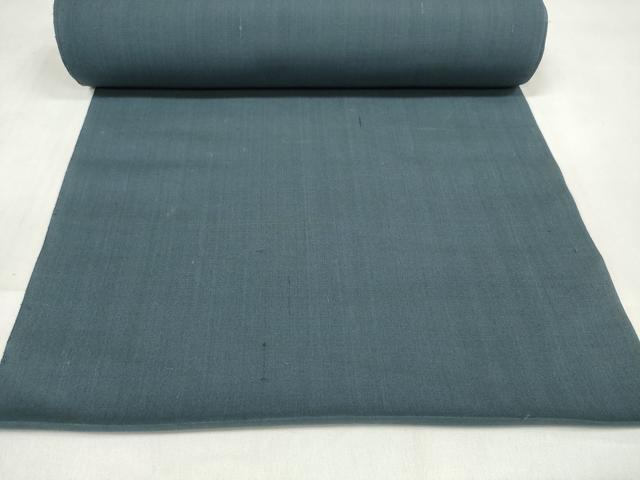 平和屋着物＊夏物　色無地　反物　着尺　紗　鉄御納戸色　逸品　未使用　DABA7249zzz