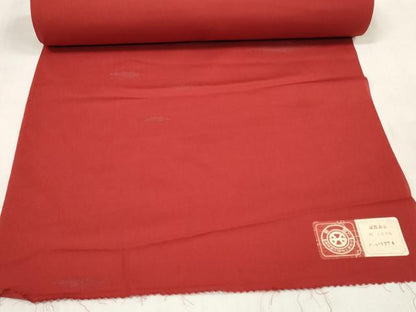 平和屋着物＊夏物 西陣 色無地 反物 着尺 霞紋紗 朱色 証紙付き 逸品 未使用 DABA7335zzz