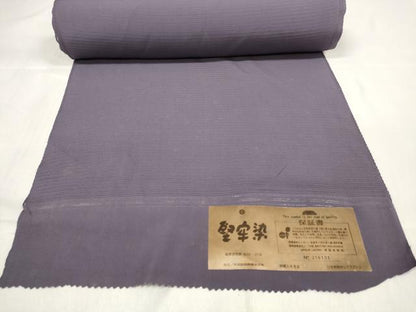 平和屋着物＊夏物 色無地 反物 着尺 絽 堅牢染 紅消鼠色 西武百貨店扱い 逸品 未使用 DABA7342zzz