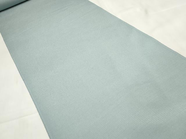 平和屋着物＊夏物　本加賀友禅作家　白坂幸蔵監修　色無地　反物　着尺　絽縮緬　藍鼠色　伊と幸　証紙付き　逸品　未使用　DABA7345zzz