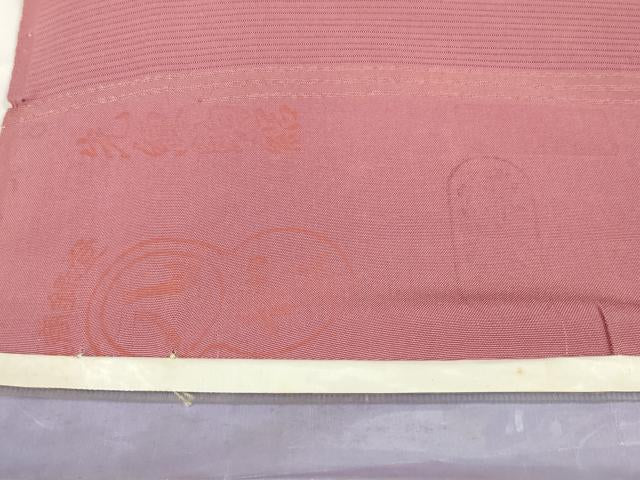 平和屋着物＊夏物 色無地 反物 着尺 駒絽 長春色 逸品 未使用 DABA7357zzz