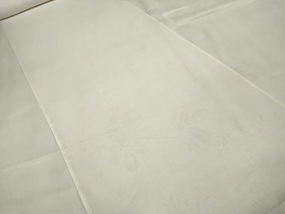平和屋着物＊夏物 長襦袢 反物 着尺 萩紋紗 生成り色 洗える着物 未使用 DABA7364zzz