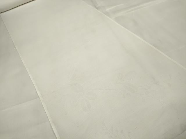 平和屋着物＊夏物 長襦袢 反物 着尺 萩紋紗 生成り色 洗える着物 未使用 DABA7364zzz