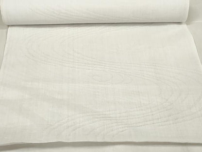 平和屋着物＊夏物　長襦袢　反物　着尺　流水紋紗　生成り色　洗える着物　未使用　DABA7365zzz