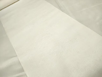 平和屋着物＊夏物 長襦袢 反物 着尺 枝花紋紗 生成り色 大丸扱い 逸品 未使用 DABA7366zzz