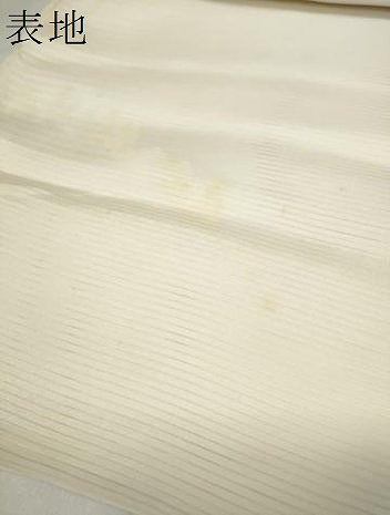 平和屋着物＊夏物　白生地　反物　着尺　平絽　生成り色　逸品　未使用　DABA7369zzz