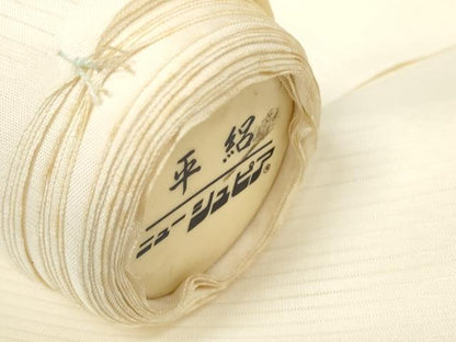 平和屋着物＊夏物　白生地　反物　着尺　平絽　生成り色　逸品　未使用　DABA7369zzz