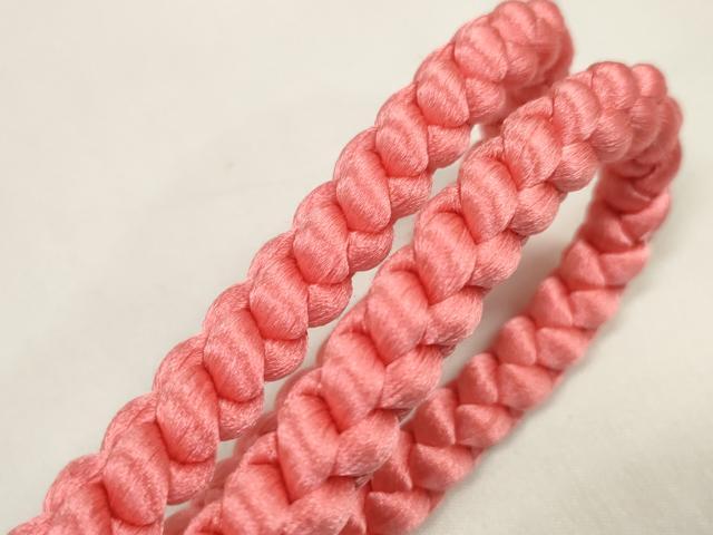 平和屋着物●和装小物　帯締め・帯揚げセット　振袖用　総絞り　手組紐　逸品　未使用　DABA7376zzz