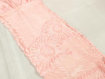 平和屋着物●和装小物 帯締め・帯揚げセット 中抜き絞り 菊 組紐 逸品 未使用 DABA7378zzz