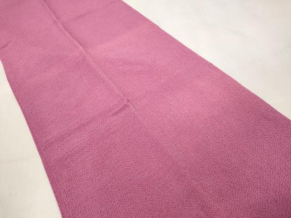平和屋着物●和装小物　帯締め・帯揚げセット　色無地　梅紫色　丹後ちりめん　さが美扱い　逸品　未使用　DABA7396zzz