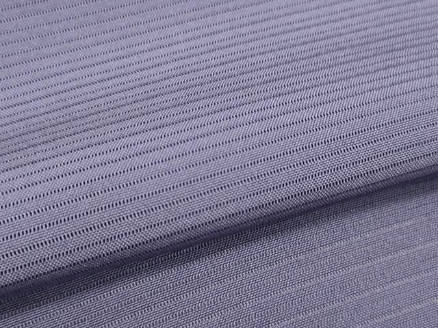 平和屋着物＊夏物 色無地 反物 着尺 五泉 駒絽 堅牢染 虹の舞 紫苑色 皇室献上織工場謹製 逸品 未使用 DABA7419zzz