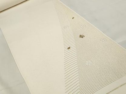 平和屋着物●世界的ファッションデザイナー　山本寛斎　kansaiブランド　付下げ　反物　着尺　舞花文　金糸　逸品　未使用　DABA7435zzz