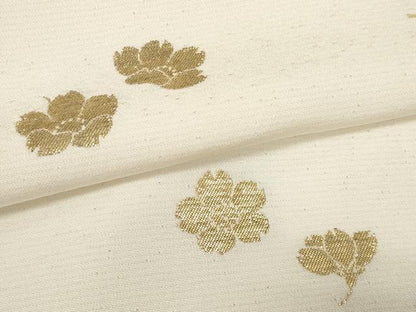 平和屋着物●世界的ファッションデザイナー　山本寛斎　kansaiブランド　付下げ　反物　着尺　舞花文　金糸　逸品　未使用　DABA7435zzz