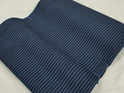 平和屋着物＊夏物 竺仙 浴衣 反物 着尺 縞 高島屋扱い 証紙付き 綿 逸品 未使用 DABA7463zzz