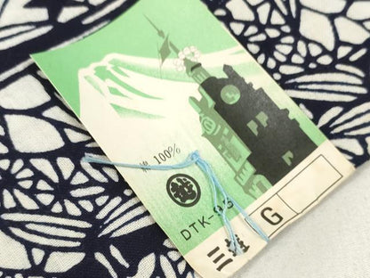 平和屋着物＊夏物　浴衣　反物　着尺　笹竹間道　三越扱い　綿　逸品　未使用　DABA7477zzz