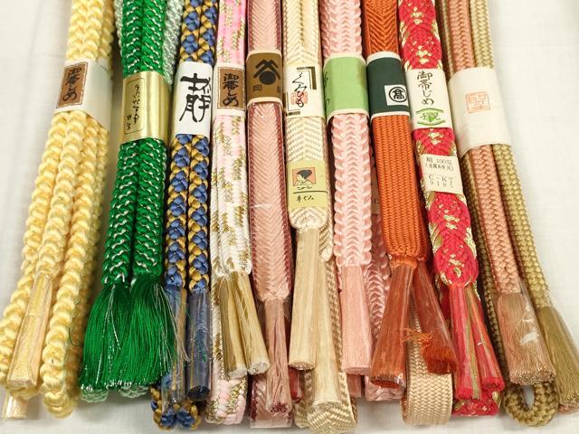 平和屋着物●和装小物 帯締め10本セット 組紐 笹浪組 金銀糸 高島屋扱い 逸品 未使用 DABA7520zzz