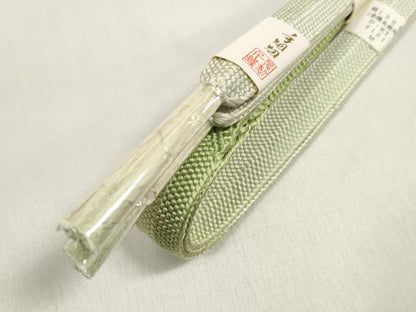 平和屋着物●和装小物　帯締め・帯揚げセット　霞文　金銀彩　手組紐　金糸　逸品　未使用　DABA7544zzz