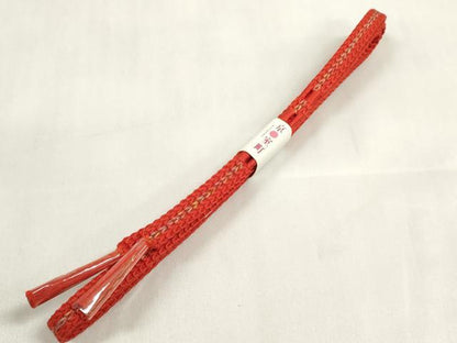 平和屋着物●和装小物 帯締め・帯揚げセット 舞桜 金銀彩 逸品 未使用 DABA7545zzz