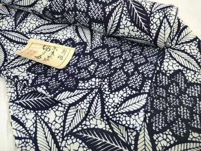 平和屋着物＊夏物 浴衣 反物 着尺 東京本染 草花文 綿 逸品 未使用 DABA7604zzz