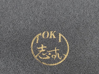 平和屋着物●TOKI志すい キモノモードオリジナルブランド 付下げ 反物 着尺 立波扇面花文 金彩 逸品 未使用 DABA7623zzz