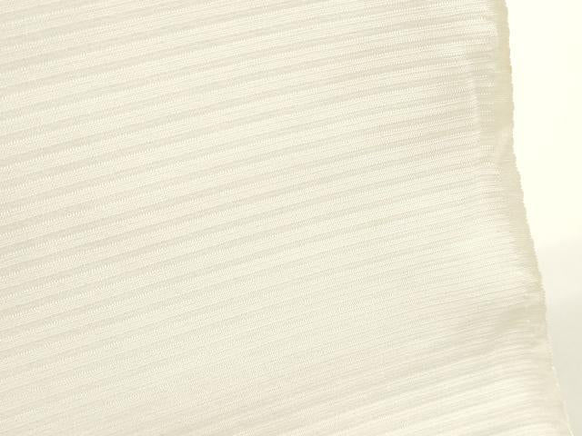 平和屋着物＊夏物　白生地　反物　着尺　駒絽　五泉　生成り色　逸品　未使用　DABA7657zzz
