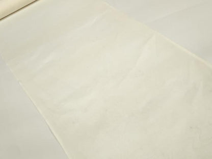 平和屋着物＊夏物 長襦袢 反物 着尺 流水樹林紋紗 生成り色 麻 逸品 未使用 DABA7660zzz