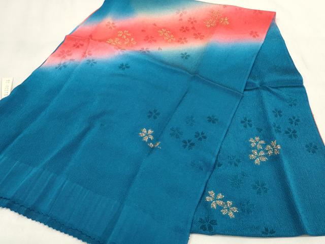 平和屋着物●和装小物 帯締め・帯揚げセット 舞桜文 金糸 組紐 逸品 未使用 DABA7679zzz
