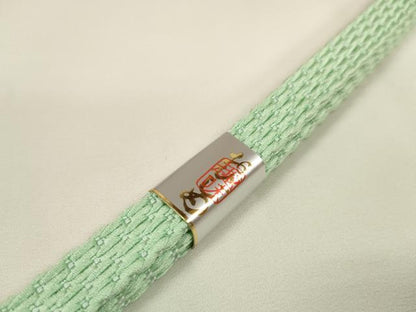 平和屋着物●和装小物　帯締め・帯揚げセット　吉祥花文　金彩　逸品　未使用　DABA7681zzz